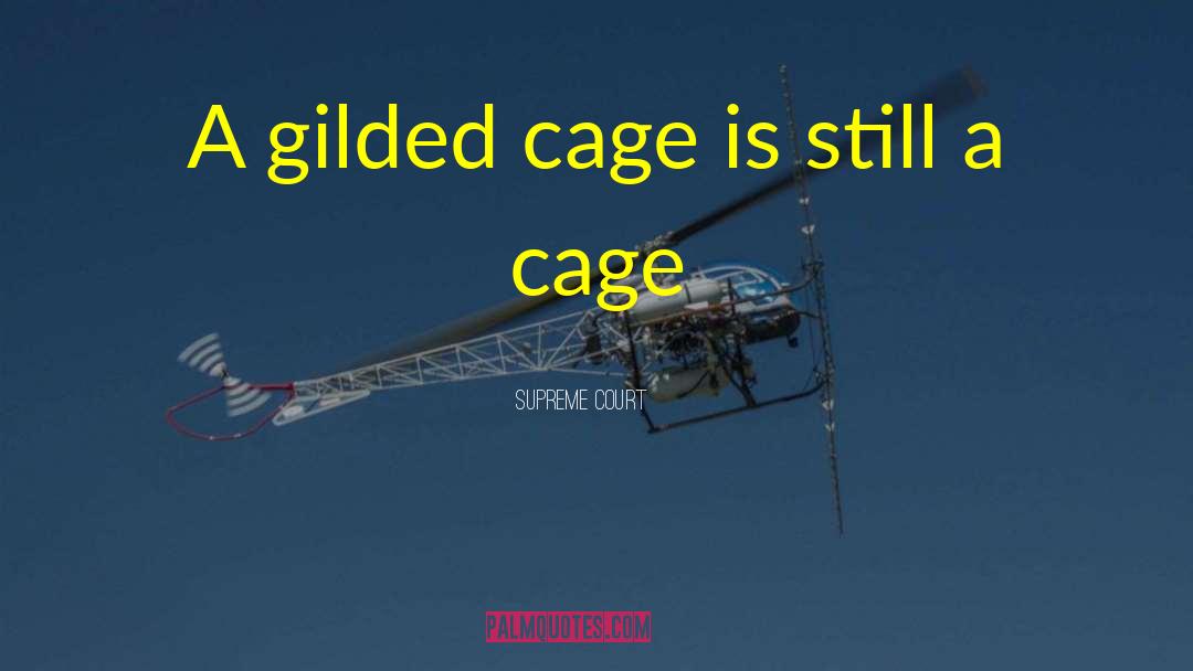 Gilded Cage quotes by Supreme Court