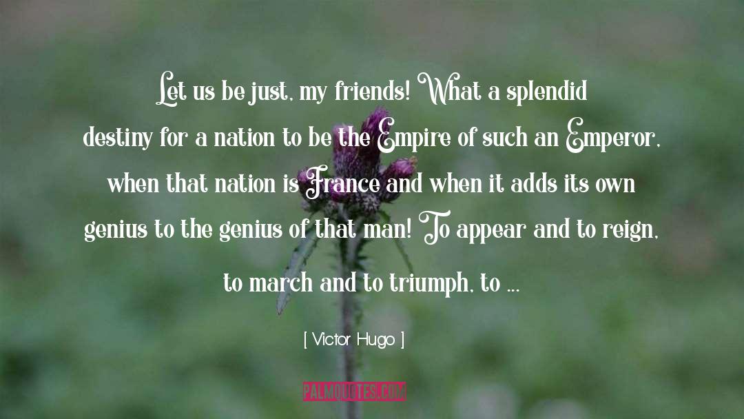Gilded quotes by Victor Hugo