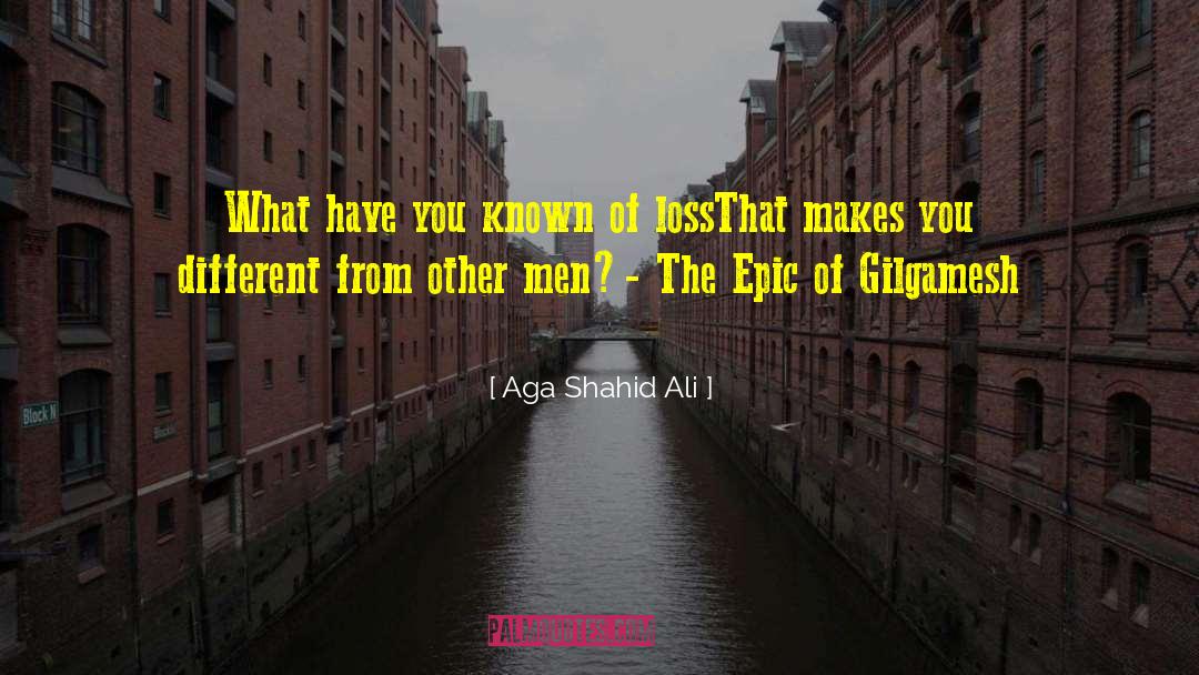 Gilgamesh quotes by Aga Shahid Ali