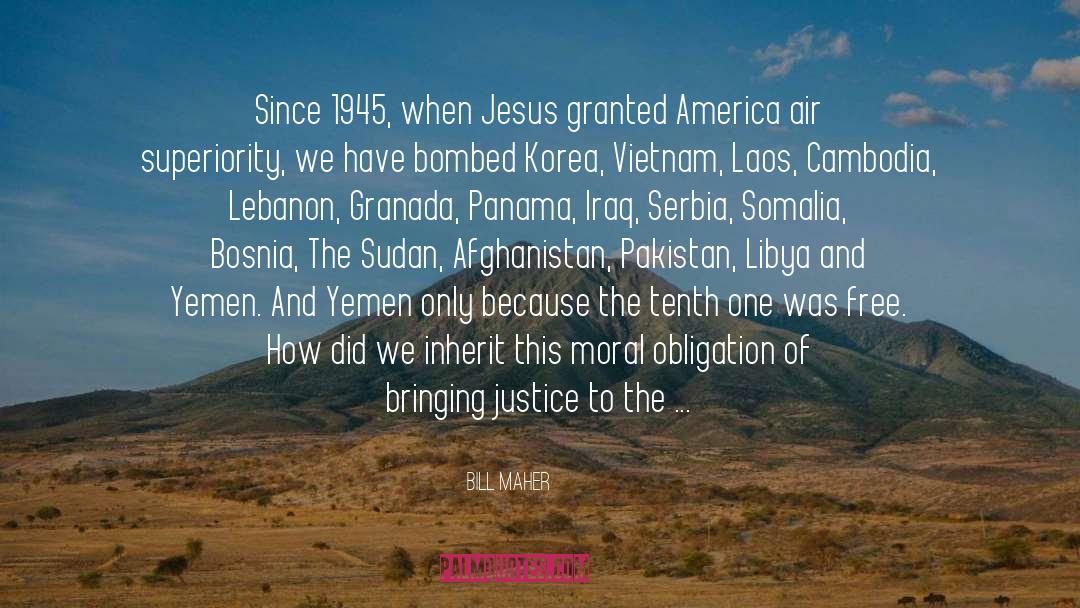 Gillmans Lebanon quotes by Bill Maher