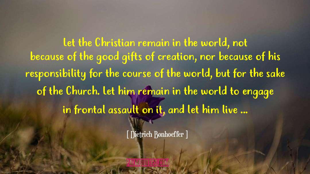 Gimelstob Assault quotes by Dietrich Bonhoeffer