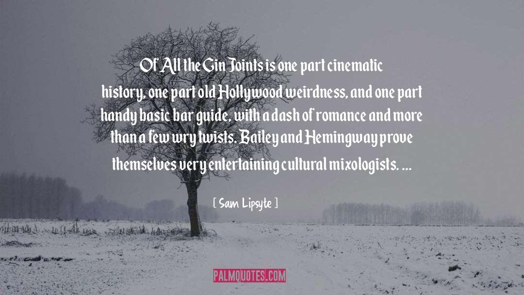 Gin quotes by Sam Lipsyte