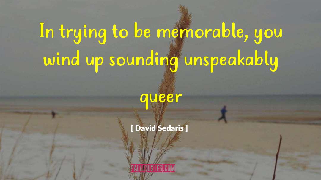Ginger Meggs Memorable quotes by David Sedaris