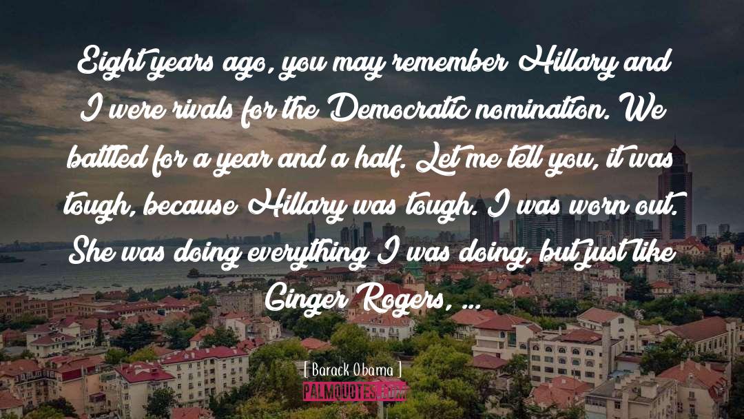 Ginger Rogers quotes by Barack Obama