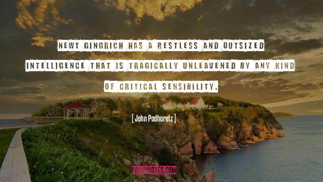 Gingrich quotes by John Podhoretz