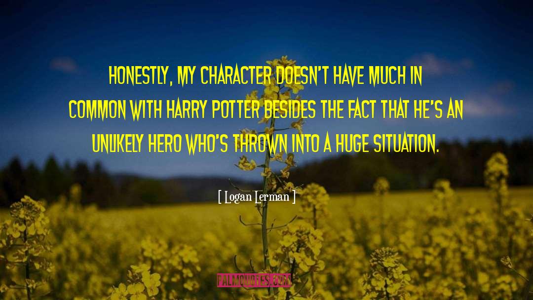 Ginny Potter quotes by Logan Lerman