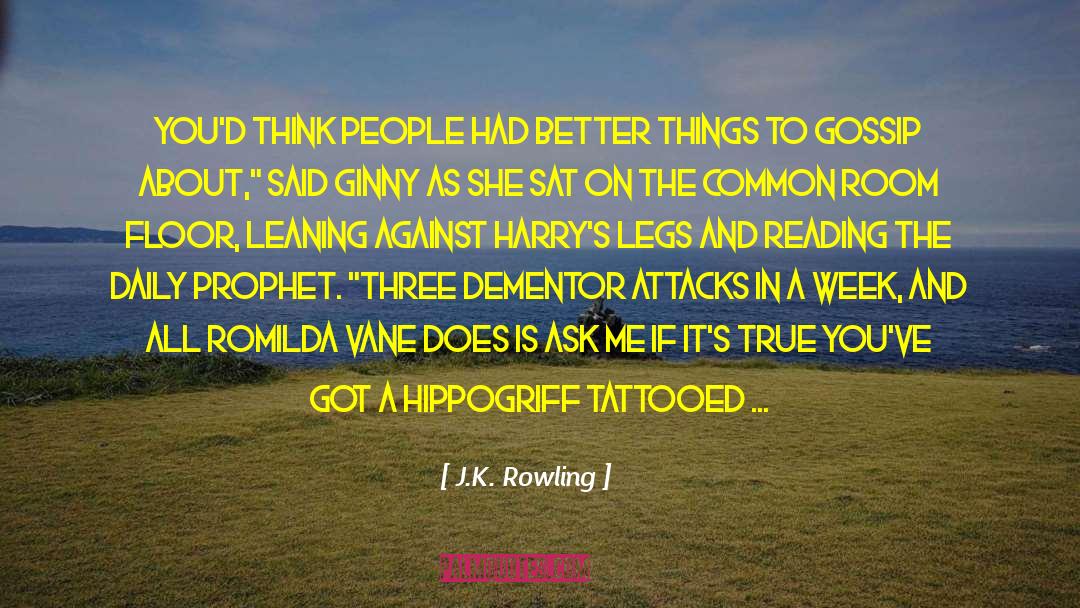 Ginny quotes by J.K. Rowling