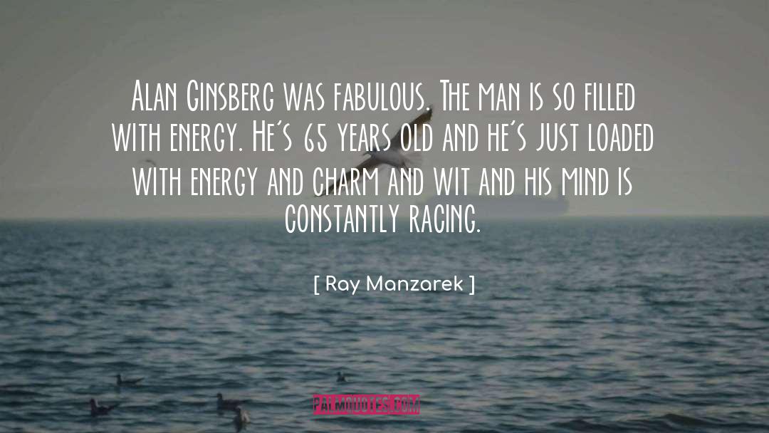 Ginsberg quotes by Ray Manzarek