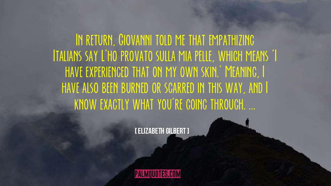 Giovanni quotes by Elizabeth Gilbert