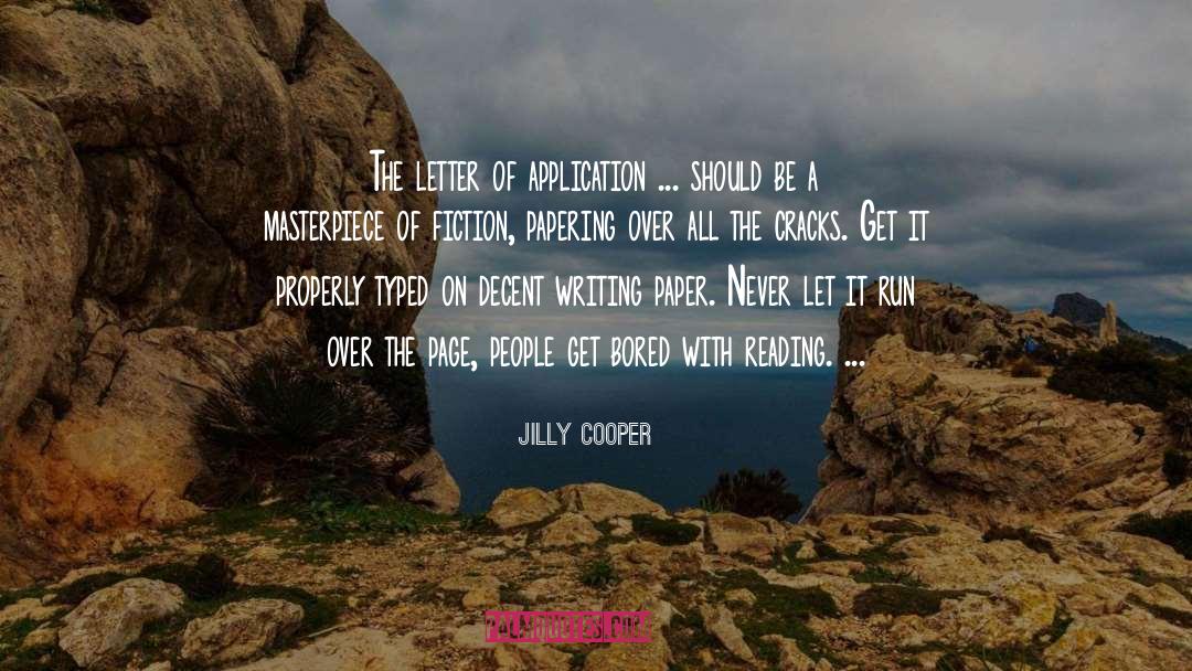 Girardey Letter quotes by Jilly Cooper