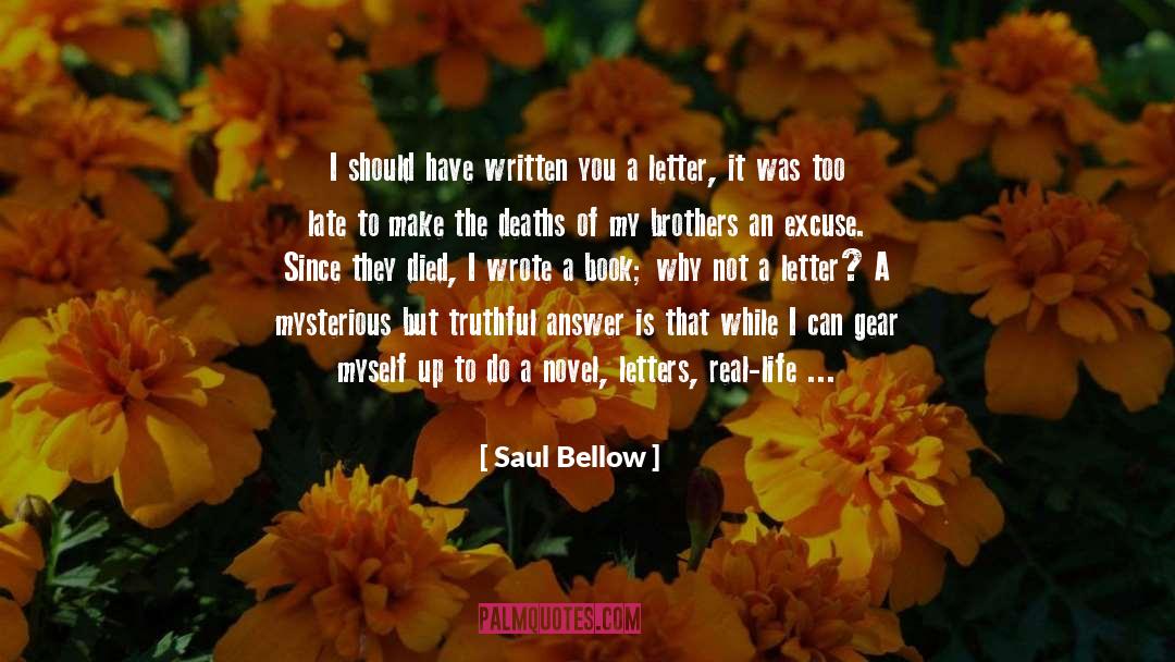 Girardey Letter quotes by Saul Bellow