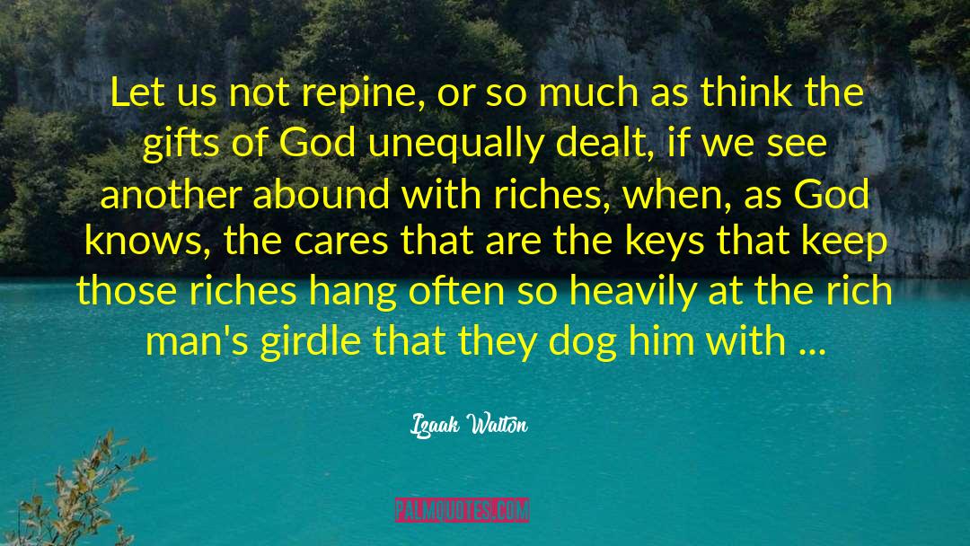 Girdle quotes by Izaak Walton