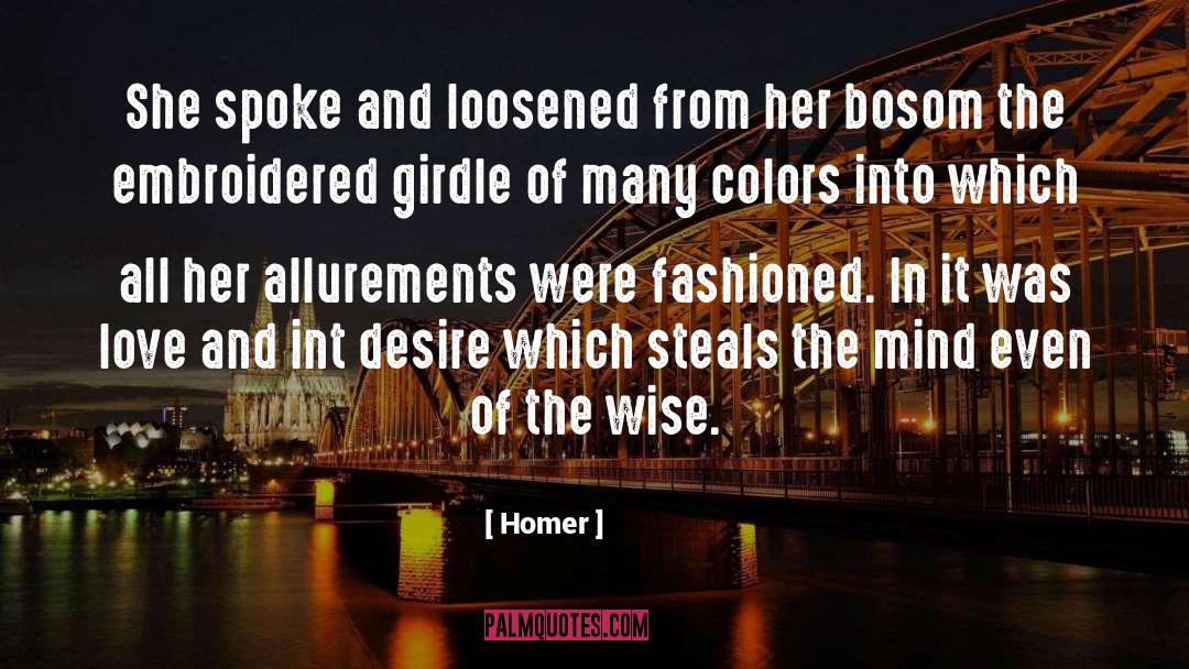 Girdle quotes by Homer