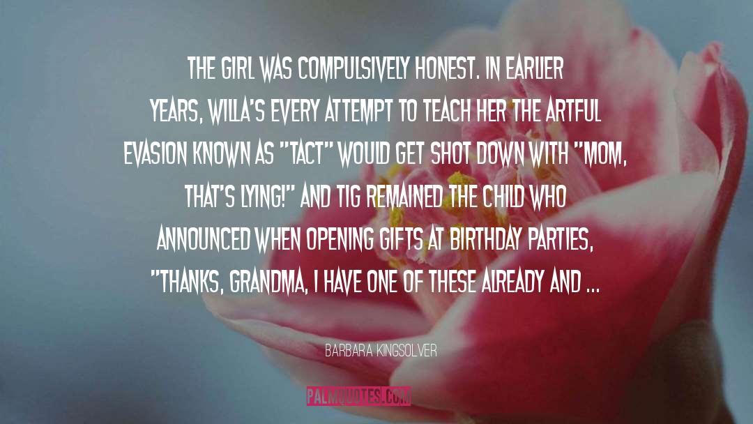 Girl Child Protection quotes by Barbara Kingsolver