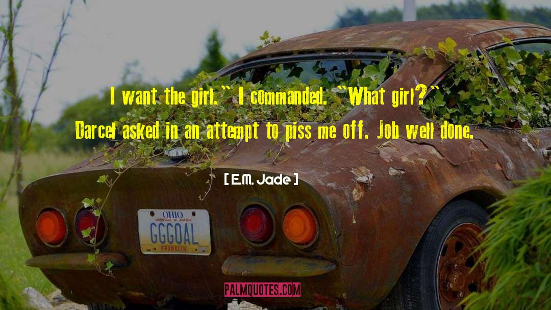 Girl Rams quotes by E.M. Jade