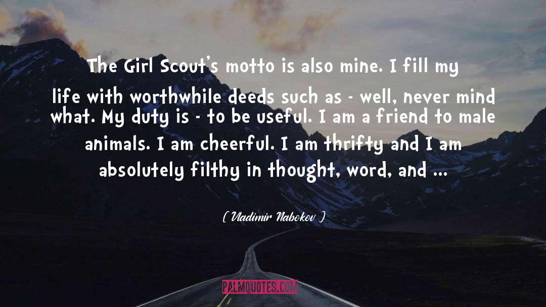 Girl Scouts quotes by Vladimir Nabokov