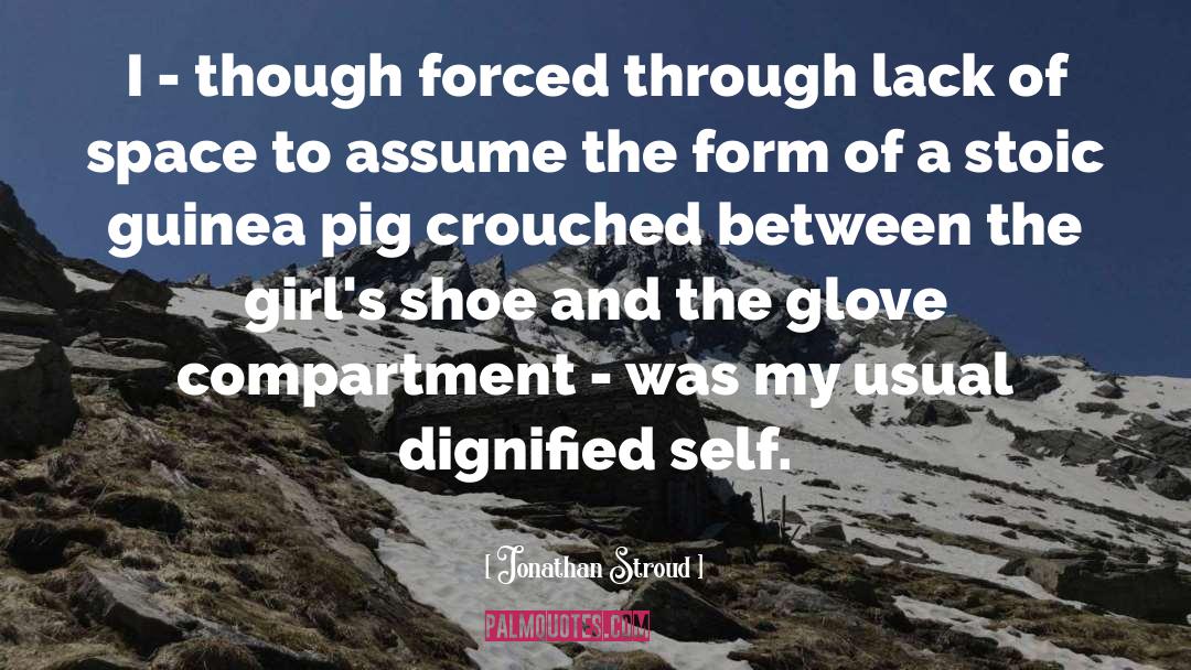Girl Shoe quotes by Jonathan Stroud