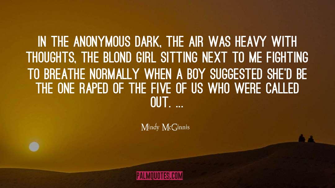 Girl Sitting quotes by Mindy McGinnis