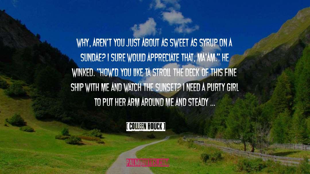 Girl Sunset quotes by Colleen Houck