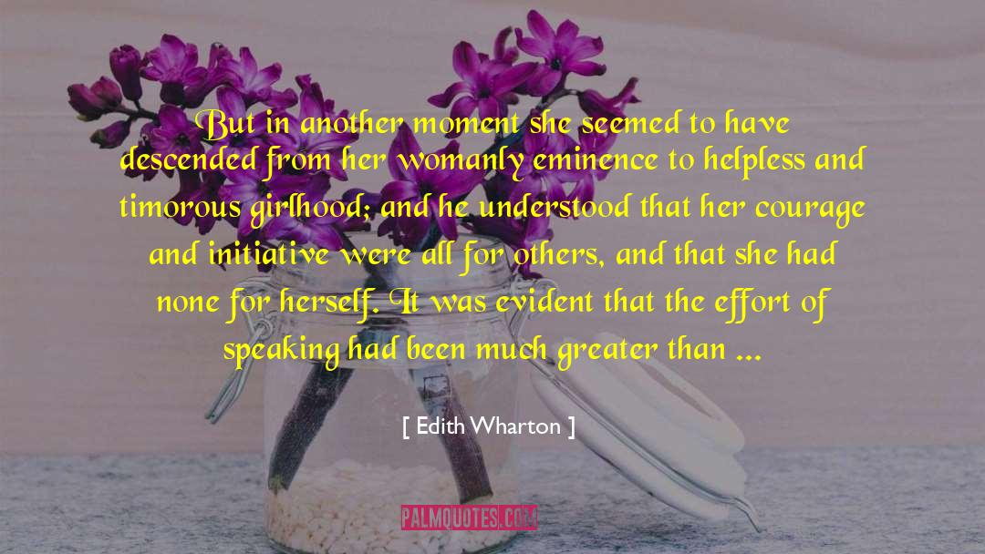 Girlhood quotes by Edith Wharton