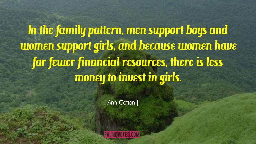 Girls And Financial Power quotes by Ann Cotton