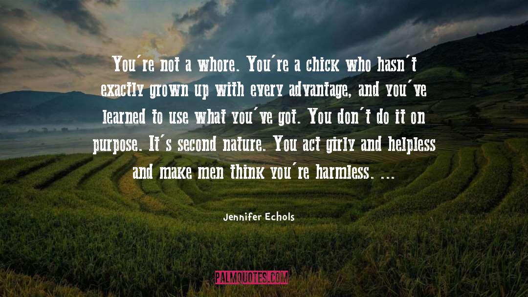 Girly quotes by Jennifer Echols