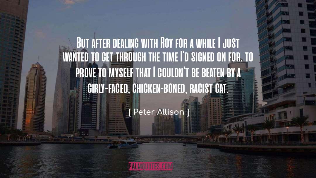 Girly quotes by Peter Allison