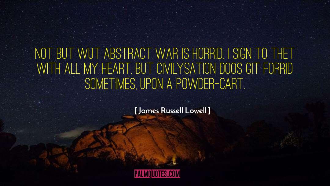 Git quotes by James Russell Lowell