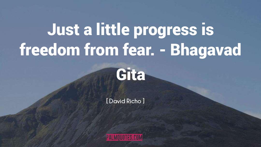 Gita quotes by David Richo