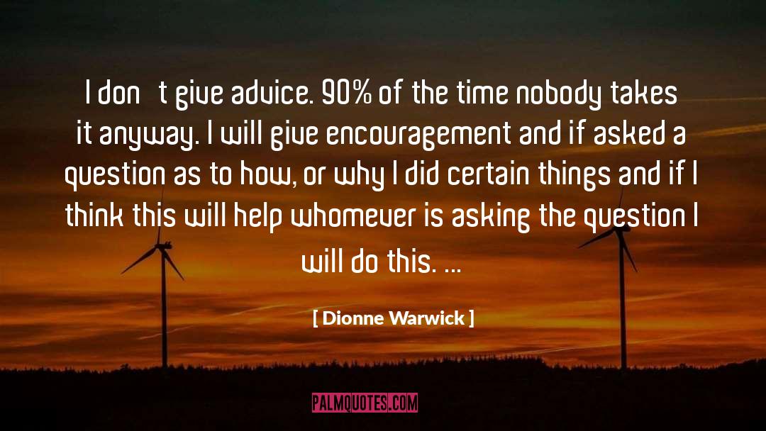 Give A Helping Hand quotes by Dionne Warwick