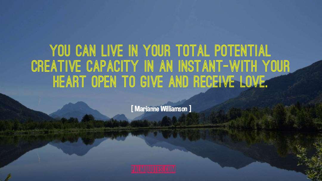 Give And Receive quotes by Marianne Williamson
