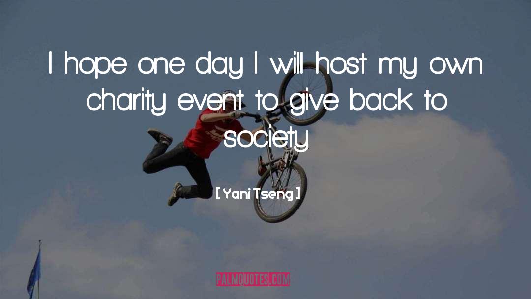 Give Back To Society quotes by Yani Tseng