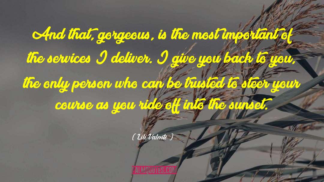 Give Back To Society quotes by Lili Valente