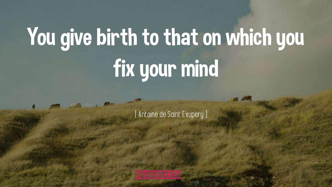 Give Birth quotes by Antoine De Saint Exupery