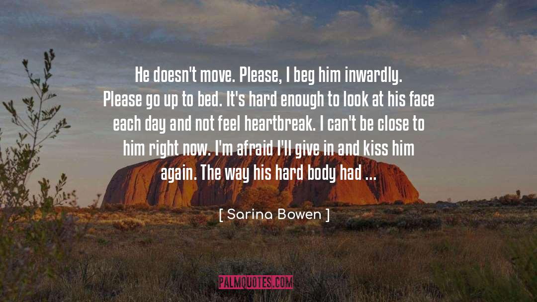 Give In quotes by Sarina Bowen