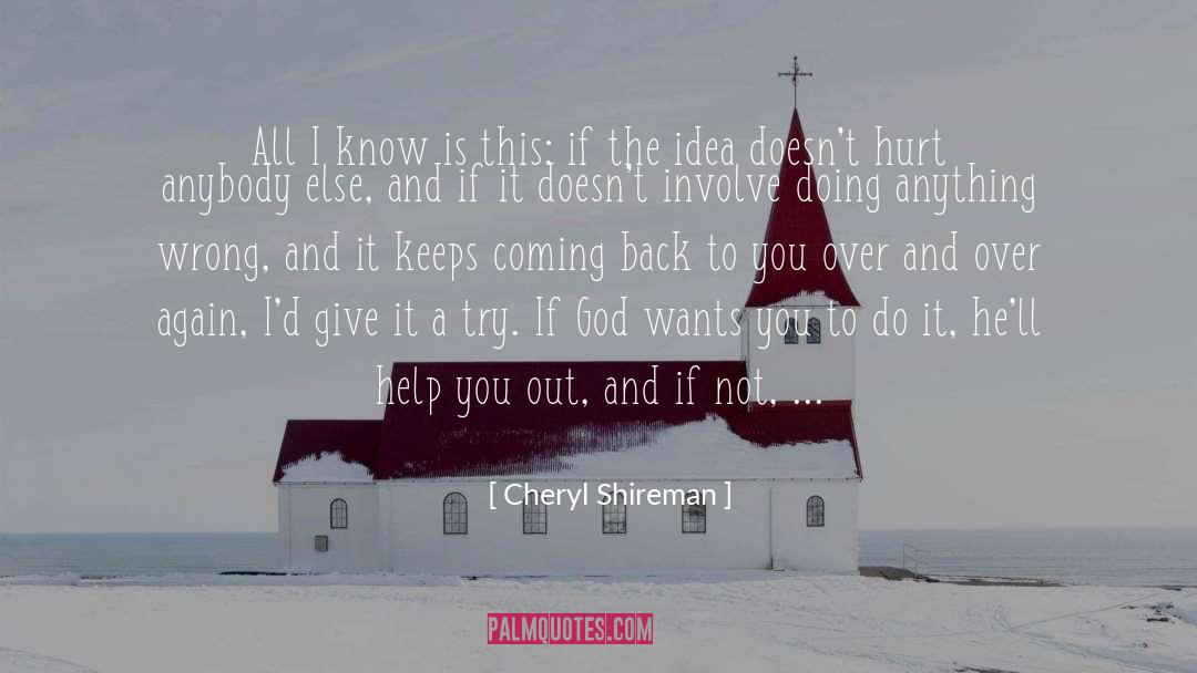 Give It A Try quotes by Cheryl Shireman