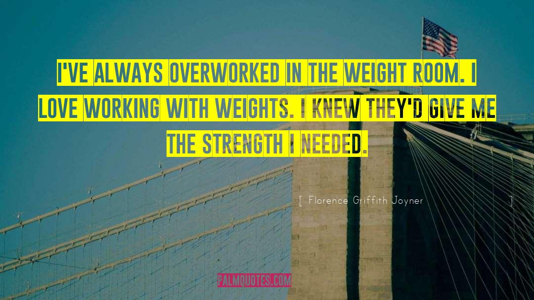 Give Me Strength quotes by Florence Griffith Joyner