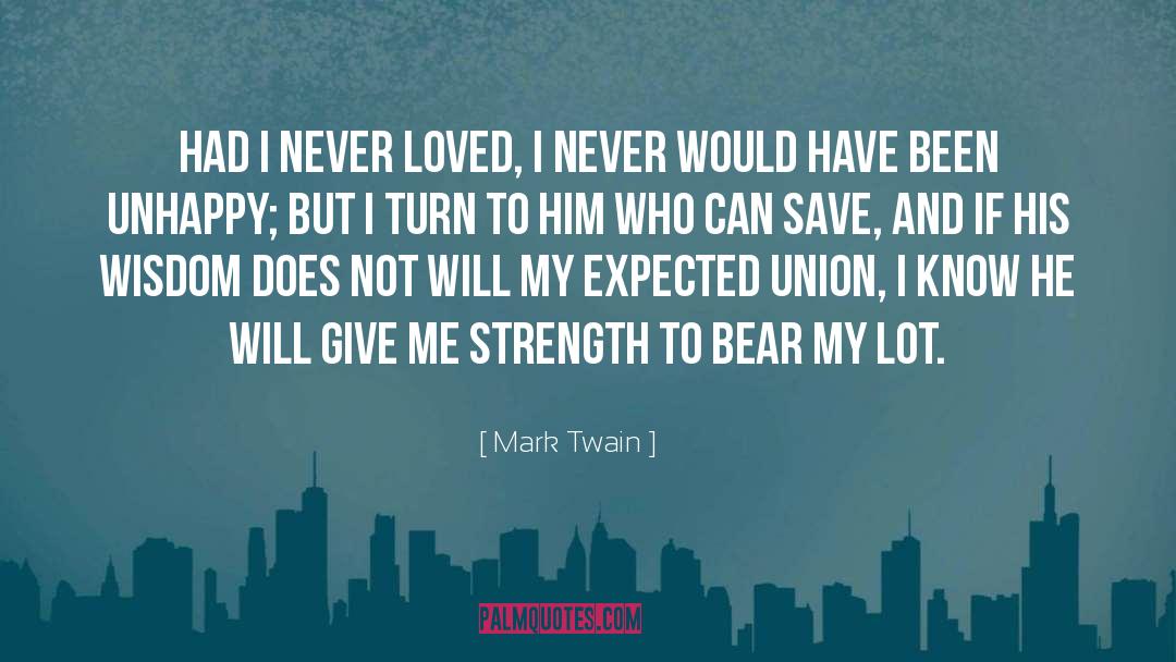Give Me Strength quotes by Mark Twain