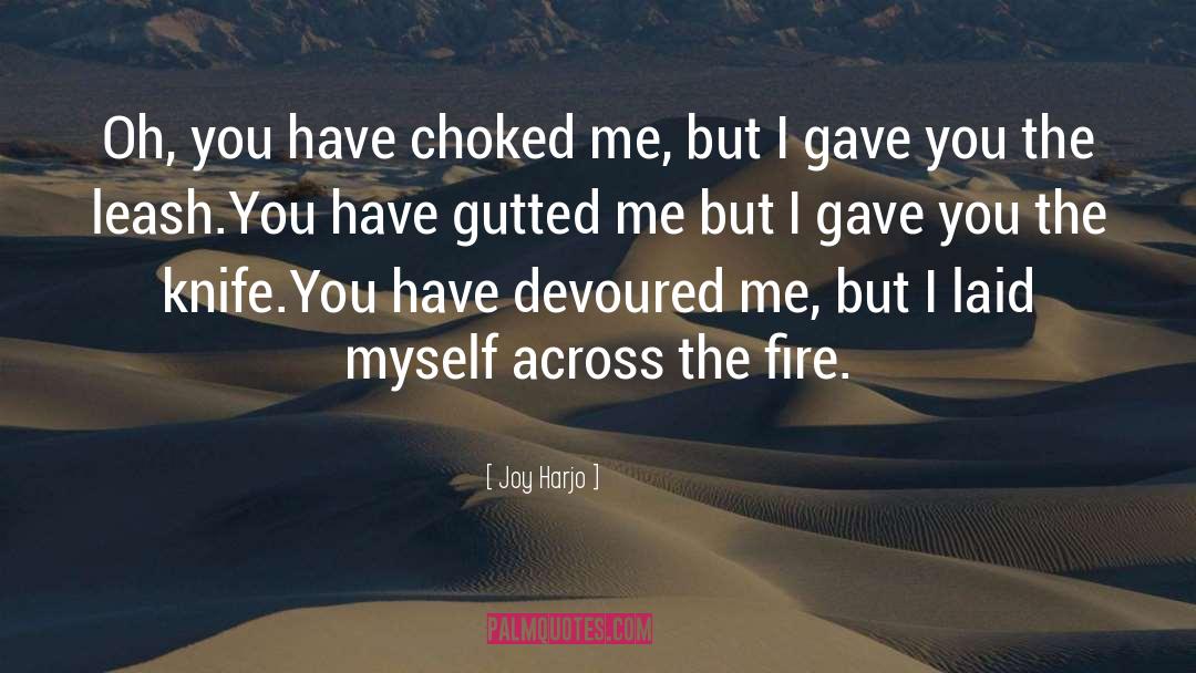 Give Myself Up quotes by Joy Harjo
