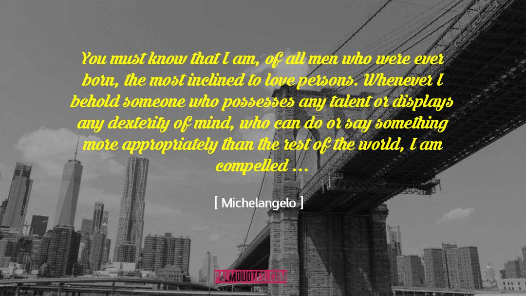 Give Myself Up quotes by Michelangelo