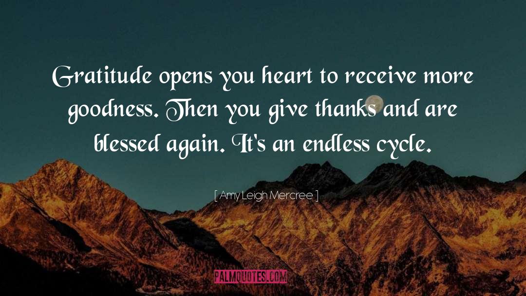 Give Thanks quotes by Amy Leigh Mercree
