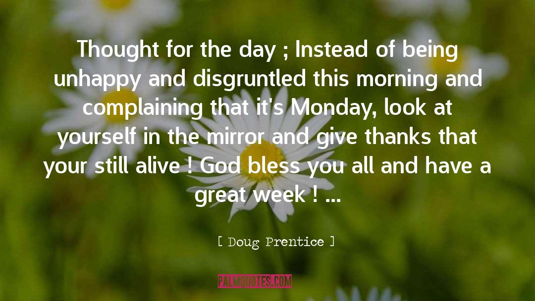 Give Thanks quotes by Doug Prentice