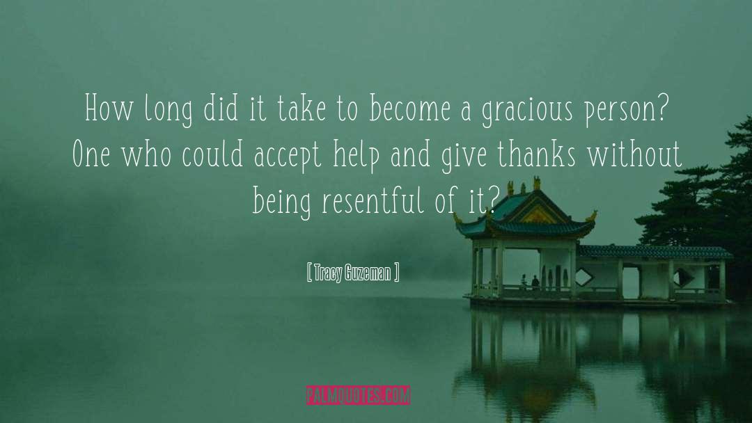 Give Thanks quotes by Tracy Guzeman