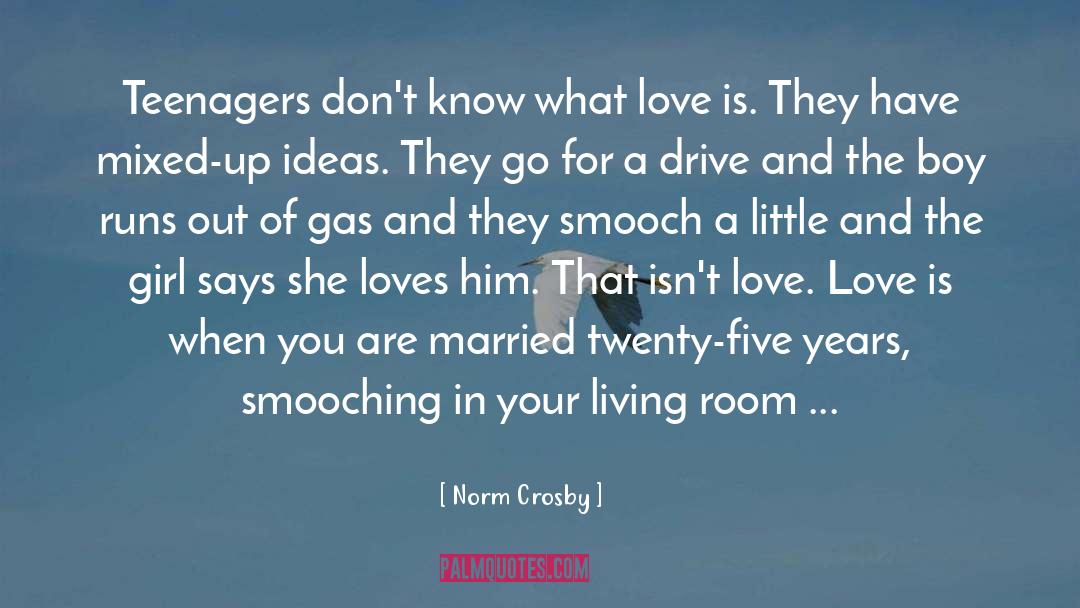 Give Up When Love Isnt Enough quotes by Norm Crosby