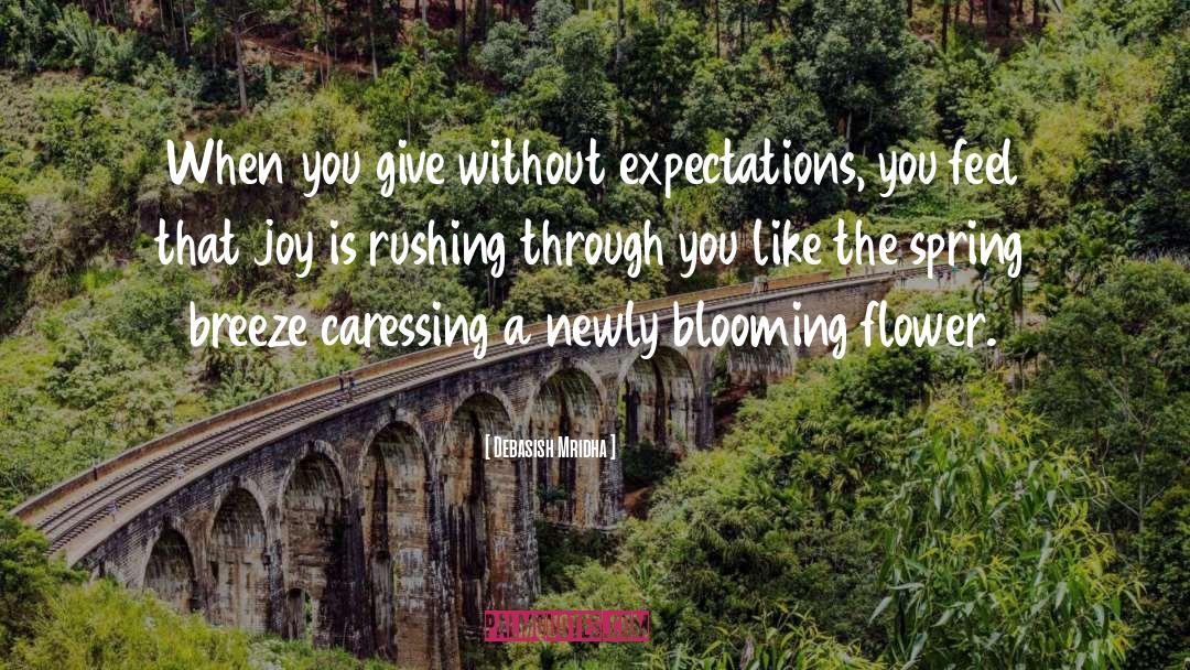 Give Without Expectations quotes by Debasish Mridha