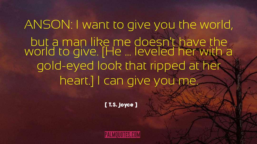 Give You The World quotes by T.S. Joyce