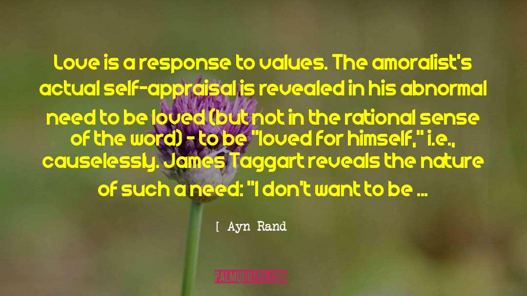 Give Yourself To Love quotes by Ayn Rand