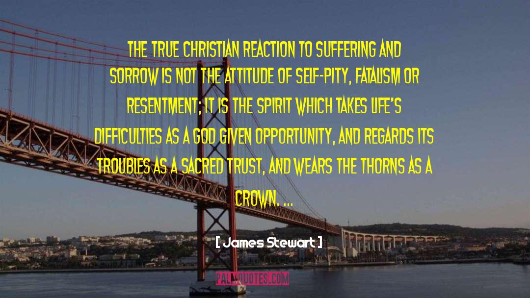 Given Opportunity quotes by James Stewart