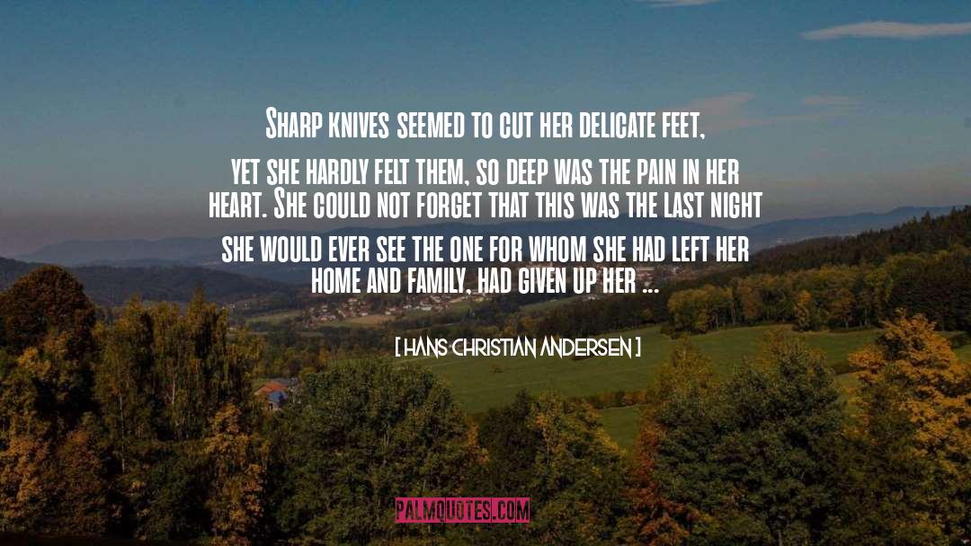 Given Up quotes by Hans Christian Andersen