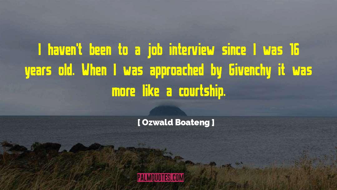 Givenchy quotes by Ozwald Boateng